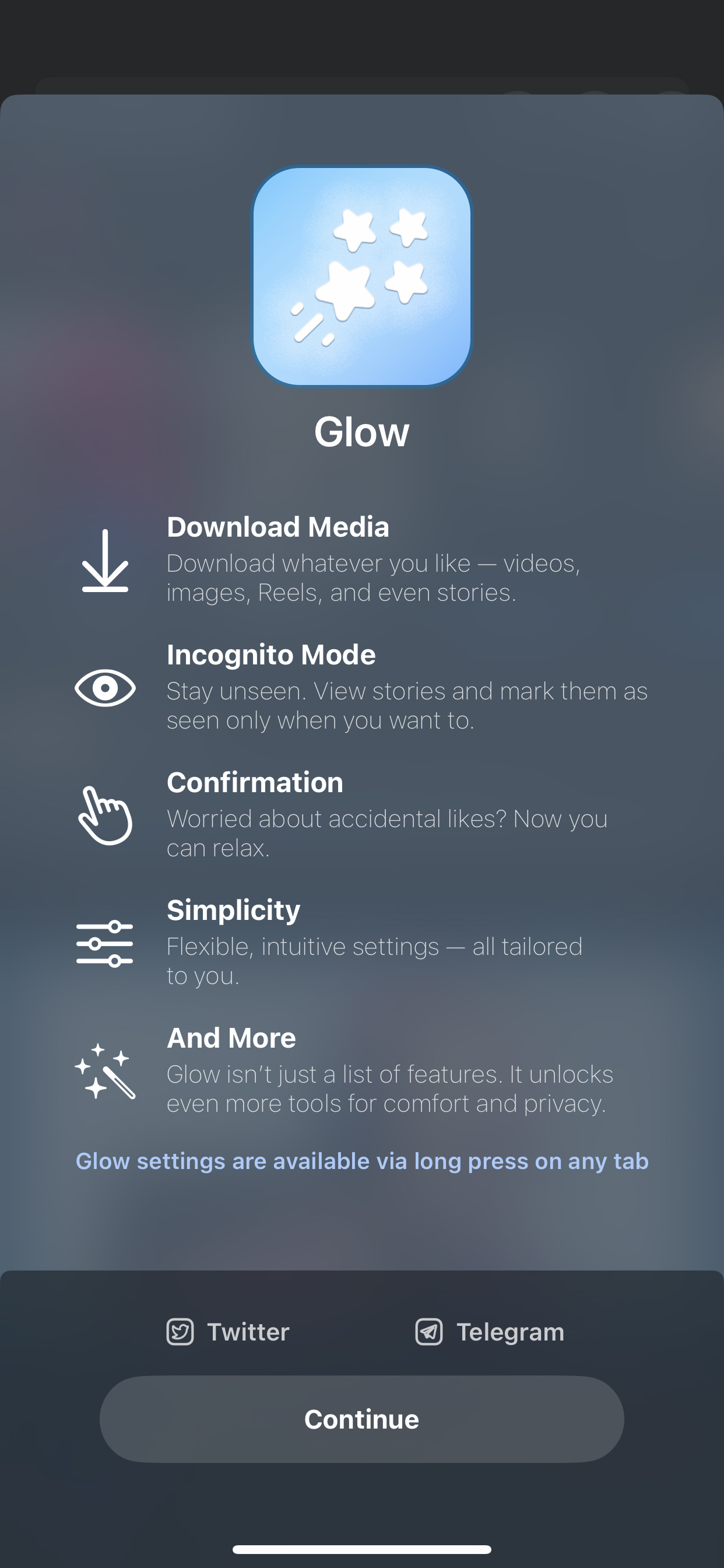 Glow for Facebook